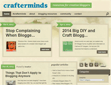 Tablet Screenshot of crafterminds.com